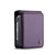 Samsung Galaxy Z Flip4 5G CaseMe C22 PC+TPU Business Style RFID Anti-theft Leather Phone Case - Purple