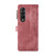 Samsung Galaxy Z Fold4 5G CaseMe C30 Multifunctional Card Slots Zipper Phone Leather Phone Case - Red