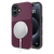 Axs - Protech Plus Magsafe Case for Apple iPhone 16 - Sangria