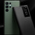 Samsung Galaxy S22 Ultra 5G QIALINO Magnetic Genuine Leather Phone Case - Green