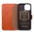iPhone 13 mini QIALINO Magnetic Buckle Leather Phone Case - Brown
