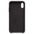 iPhone XS QIALINO Shockproof Weave Cowhide Leather Protective Case - Black