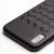 iPhone XS QIALINO Shockproof Weave Cowhide Leather Protective Case - Black