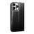 iPhone 16 Pro QIALINO Classic Genuine Leather Phone Case - Black