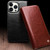 iPhone 16 Pro QIALINO Classic Genuine Leather Phone Case - Black