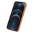 iPhone 12 mini QIALINO Shockproof Cowhide Leather Protective Case - Brown