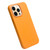 iPhone 13 Pro QIALINO Nappa Cowhide MagSafe Magnetic Protective Case - Orange iPhone 13 Pro QIALINO Nappa Cowhide MagSafe Magnetic Protective Case - Orange