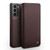 Samsung Galaxy S21 5G QIALINO Classic Gen2 Genuine Leather Phone Case - Brown