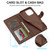 LC.IMEEKE Calf Texture Horizontal Flip Leather Case iPhone 16 Pro Max - Brown