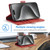 iPhone 16 Pro Max LC.IMEEKE Skin-friendly Card Slots Leather Phone Case - Red