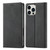 iPhone 16 Pro LC.IMEEKE Strong Magnetism Microfiber Leather Phone Case - Black