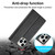 iPhone 16 Pro LC.IMEEKE Strong Magnetism Microfiber Leather Phone Case - Black