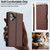 iPhone 16 Plus LC.IMEEKE L2 Series Detachable Magsafe PU Phone Case with Lanyard - Brown iPhone 16 Plus LC.IMEEKE L2 Series Detachable Magsafe PU Phone Case with Lanyard - Brown