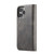 iPhone 16 Pro DG.MING Crazy Horse Texture Detachable Magnetic Leather Phone Case - Grey