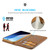 iPhone 16 Pro DUX DUCIS Hivo Series Cowhide + PU + TPU Flip Phone Case - Brown