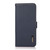 iPhone 16 Pro KHAZNEH Side-Magnetic Litchi Genuine Leather RFID Case - Blue