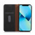 iPhone 16 Plus KHAZNEH Nappa Top Layer Cowhide Leather Phone Case - Black