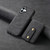 iPhone 16 Plus Denior D14 NK Retro Pattern MagSafe Magnetic Card Holder Leather Phone Case - Black