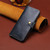 iPhone 16 Denior B01 Oil Wax Cowhide Magnetic Button Genuine Leather Case - Blue iPhone 16 Denior B01 Oil Wax Cowhide Magnetic Button Genuine Leather Case - Blue
