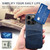 iPhone 14 Pro Suteni Calf Texture Card Slots Phone Case - Blue