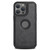 iPhone 14 Pro Max Suteni G1 Magsafe Leather Back Phone Case - Black