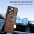 iPhone 15 Pro Max Suteni G1 Magsafe Leather Back Phone Case - Brown