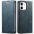 iPhone 11 Suteni J02 Oil Wax Wallet Leather Phone Case - Blue