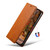 iPhone 11 Suteni J02 Oil Wax Wallet Leather Phone Case - Khaki