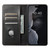 iPhone 13 mini Suteni J02 Oil Wax Wallet Leather Phone Case - Black