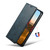 iPhone 13 Pro Suteni J02 Oil Wax Wallet Leather Phone Case - Blue
