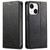 iPhone 14 Suteni J02 Oil Wax Wallet Leather Phone Case - Black iPhone 14 Suteni J02 Oil Wax Wallet Leather Phone Case - Black