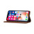 iPhone XR Suteni Calf Texture Horizontal Flip Leather Case with Holder & Card Slots & Wallet - Coffee
