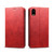 iPhone XR Suteni Calf Texture Horizontal Flip Leather Case with Holder & Card Slots & Wallet - Red