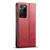 Samsung Galaxy Note20 Suteni J02 Oil Wax Wallet Leather Phone Case - Red