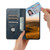 Samsung Galaxy S23 Ultra 5G Suteni J02 Oil Wax Wallet Leather Phone Case - Blue