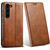 Samsung Galaxy S23+ 5G Suteni J02 Oil Wax Wallet Leather Phone Case - Brown
