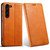Samsung Galaxy S23+ 5G Suteni J02 Oil Wax Wallet Leather Phone Case - Khaki