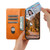 Samsung Galaxy S23+ 5G Suteni J02 Oil Wax Wallet Leather Phone Case - Khaki