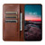 Samsung Galaxy S24+ 5G Suteni Calf Texture Horizontal Flip Leather Phone Case - Brown
