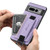 Google Pixel 7 Suteni H13 Litchi Leather Wrist Strap Wallet Back Phone Case - Purple