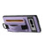 Google Pixel 8 Pro Suteni H13 Litchi Leather Wrist Strap Wallet Back Phone Case - Purple