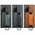 Samsung Galaxy Note20 Ultra Suteni H13 Card Wallet Wrist Strap Holder PU Phone Case - Black