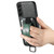 Samsung Galaxy S22+ 5G Suteni H13 Card Wallet Wrist Strap Holder PU Phone Case - Black