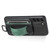 Samsung Galaxy S22+ 5G Suteni H13 Card Wallet Wrist Strap Holder PU Phone Case - Black