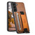 Samsung Galaxy S22+ 5G Suteni H13 Card Wallet Wrist Strap Holder PU Phone Case - Brown