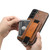 Samsung Galaxy S22+ 5G Suteni H13 Card Wallet Wrist Strap Holder PU Phone Case - Brown