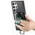 Samsung Galaxy S23 Ultra 5G Suteni H13 Card Wallet Wrist Strap Holder PU Phone Case - Black
