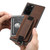 Samsung Galaxy Note20 5G Suteni H13 Litchi Leather Wrist Strap Wallet Back Phone Case - Brown