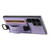 Samsung Galaxy S22 Ultra 5G Suteni H13 Litchi Leather Wrist Strap Wallet Back Phone Case - Purple