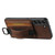 Samsung Galaxy S22+ 5G Suteni H13 Litchi Leather Wrist Strap Wallet Back Phone Case - Brown